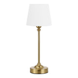 Cordless Table Lamp Rechargeable Gold - 1 Pack Brass 4000mAH Battery Operated Lamp for Decor, 3000K Stepless Dimming Touch Control Wireless Lamp for Bedroom, Dining Table, Counter, Living Room Kakanuo