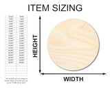 Unfinished Wood Circle Round | Circle Blank | DIY Craft Cutout | Up to 36" 20" / 3/4" 24 Hour Crafts