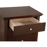 Glory Furniture Hammond 3 Drawer Nightstand in Cappuccino Glory Furniture
