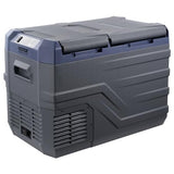 VEVOR NLS45, 12 Volt Car Refrigerator Fridge, 32 L Dual Zone Portable Freezer, -4℉-68℉ Adjustable Range, 12/24V DC and 100-240V AC Compressor Cooler for Outdoor, Camping, RV, Bule and grey VEVOR