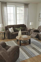 Signature Design by Ashley Frohn Urban Manual Rocker Recliner with Pillow-Top Arms, Dark Brown Signature Design by Ashley