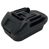 Battery Adapter for Makita 18V Lithium-Ion Cordless Tools, Convert for Milwaukee M18 18V or Dewalt 18V 20V Lithium Battery to Makita 18-volt BL1830 BL1850 LXT Battery Converter, w/ USB Charge Port QINIZX