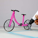 3D Pen Paper Stencils for Flower Pot, Pen Holder, School Bus, Bird House, Bicycle - Compatible with 3Dmate Base 3D Pen (Mat Not Included) 3Dmate