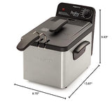 National Presto 05461 Stainless Steel Pro Fry Immersion Element Deep Fryer,Silver Presto