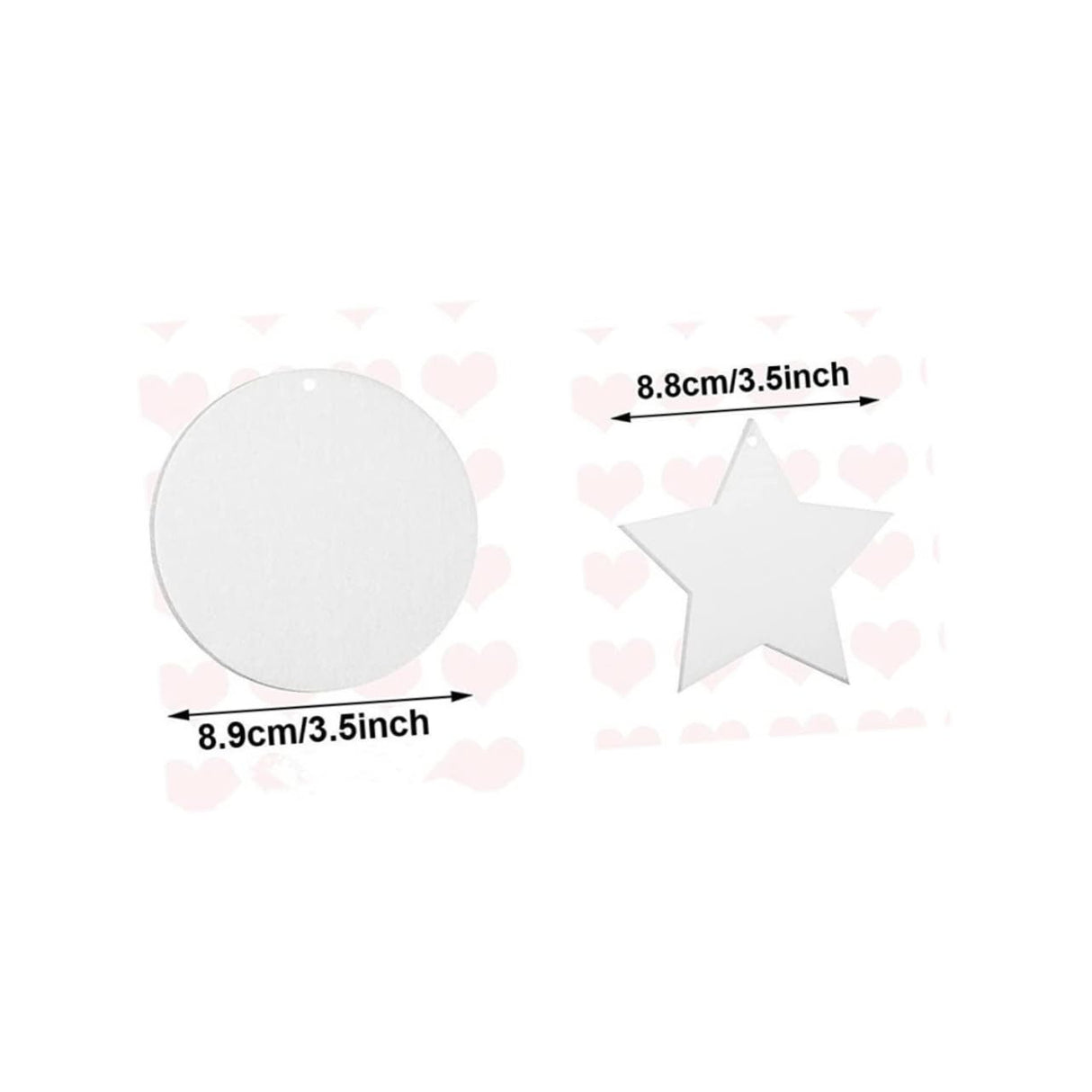 Tofficu 40 Pcs Sublimation Air Hanging Board for Home Scented Hanging Blanks DIY Heat Sublimation DIY Sublimation Blank Air Freshener White Felt Fragrance Car Tofficu