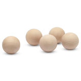 1-1/2 inch Wooden Round Balls, Bag of 5 Unfinished Wood Round Balls, Hardwood Birch Sphere Orbs for Crafts and DIY Projects, Woodworking (1-1/2 inch Diameter) by Woodpeckers Woodpeckers