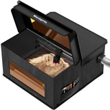 Mxaprin Laser Engraving Machine housing, Foldable Simple Laser Cutting Machine Protective Cover with Fan and air Duct, Smoke-Proof, Eye Protection, Suitable for Most Laser Engraving Machines Maxaprin