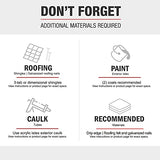 Handy Home Products Garden Shed 6x8 Do-it-Yourself Wooden Storage Shed with Metal Roof Handy Home Products