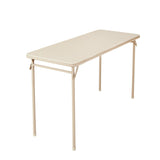 Cosco Folding Serving Table, 20" x 48", Antique Linen Cosco