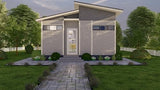 Generic Tiny House Plan 26x20-520 Sqft Cabin Cottage Layout Blueprint Small Home Design