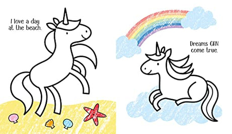 Little Coloring Unicorns: A Magical Journey of Creativity and Imagination for Kids, Featuring Unicorns, Castles, and Rainbows―Perfect for Developing Pencil Control Skills WoodArtSupply