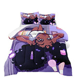 FJKJHKGJ African Black Girl Twin Bedding Set, Twin Bed Bedding for Kids Black Girl Comforter Set, 1 Comforter + 1 Pillowcase FJKJHKGJ