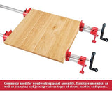 HimaPro 4-Pack 3/4 Inch H-Style Professional Pipe Clamp Set - Designed For Woodworking, Carpentry, Home Improvement, and DIY Jobs HimaPro