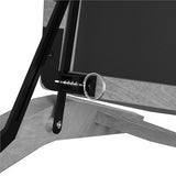 COSCO Contoured Back Wood Folding Chair, 2-Pack, Gray Wash COSCO