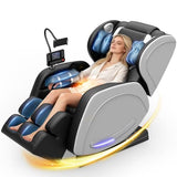 Megashock SL Track 2026 Massage Chair Full Body, Zero Gravity Massage Chair with Back Heat, 12 Fixed Rollers, Foot Massage, Airbag Massage and Bluetooth Speaker for Home and Office Megashock