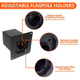 ITeVe.GD 3-Way Pergola Bracket Kit,3-Way Right Angle Corner & Concrete Post Base DIY Kit for 4x4 (Actual:3.5"x3.5") Lumber for Outdoor Pergolas,Gazebos,Log Cabins W/Hardware - 8 Pack… ITeVe.GD