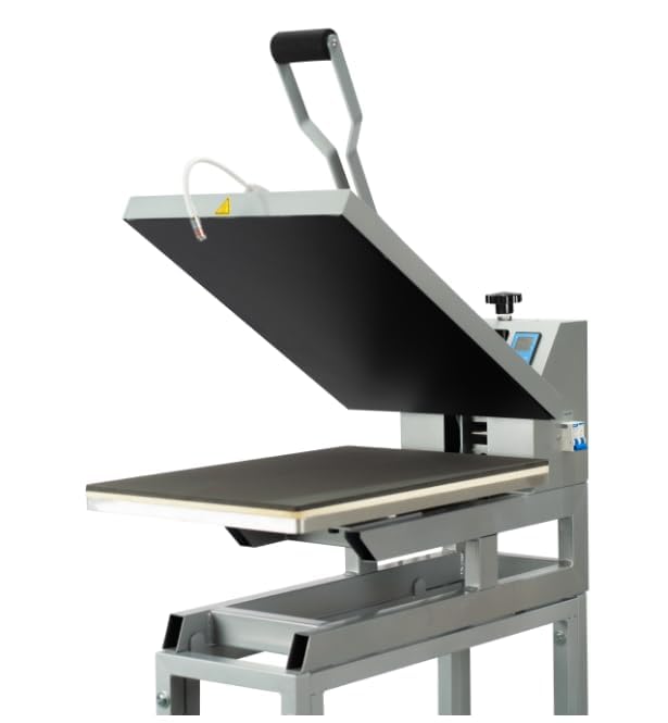 VISRACK 16x24 Manual Heat Press Machine - 2000W 110V High-Pressure Clamshell with Infrared Positioning, Fast Heating, Digital Control for T-Shirt Sublimation & Heat Transfer, Grey VISRACK