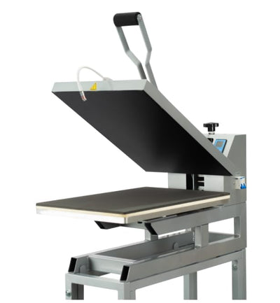 VISRACK 16x24 Manual Heat Press Machine - 2000W 110V High-Pressure Clamshell with Infrared Positioning, Fast Heating, Digital Control for T-Shirt Sublimation & Heat Transfer, Grey