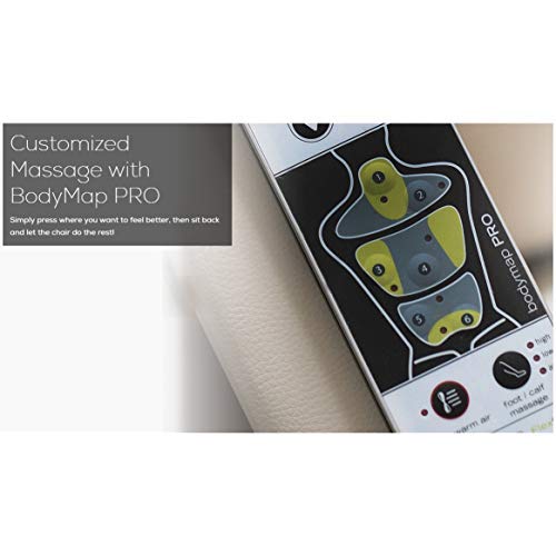 Human Touch WholeBody 7.1 Living Room Recliner Massage Chair - Full Body Professional Grade Personal Massage - Relaxation w Heat for Targeted Stress + Muscle Pain Relief with Foot Calf - Black Human Touch