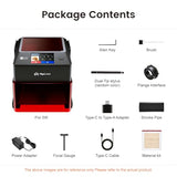 AlgoLaser 5W Smart Laser Engraver Machine: Portable Laser Engraver with 3.5" Touchscreen & AlgoOS System - Hand Draw/Wireless Transmission/SD Card/Offline - Laser Engraving for Wood, Leather AlgoLaser