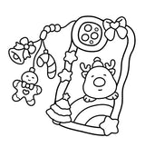 Christmas: Bold & Easy Coloring Book, Stocking Stuffer for Adults & Teens (Christmas Coloring Book) TAD Publishing LLC