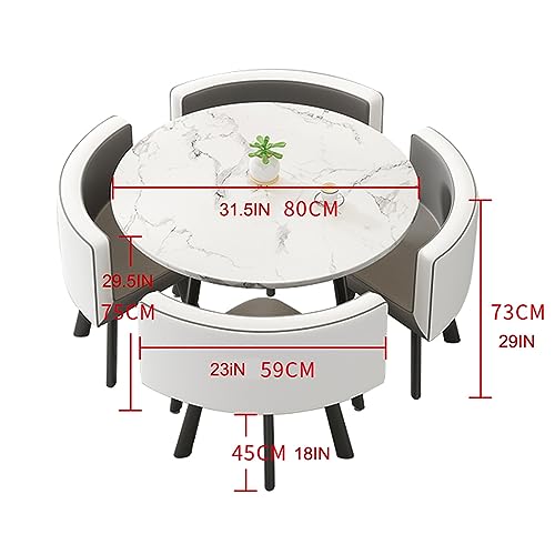 Office Reception Room Club Table, Table And Chair Set, Negotiation Table Sales Office Shops Meetings Small Round Tables, Nordic Negotiation Table And Chair, Business Conference Room Coffee Ta - WoodArtSupply