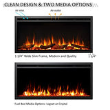 LegendFlame 40" W Austin in Wall Recessed & Wall Mounted Electric Fireplace (EF286A) Legend Flame