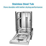 Midea MDF18A1AST Built-in Dishwasher with 8 Place Settings, 6 Washing Programs, Stainless Steel Tub, Heated Dry, Energy Star Midea