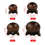 15 Pcs Mini Wooden Crystal Sphere Stands, Wooden Display Stand Crystal Ball Stand Globe Gem Base Hollow Quartz Ball Orb Holder Egg Base Wood Stand Decor Display, 0.8 Inch, 1.18 Inch, 1.57 Inch, 2 Inch CDIYTOOL