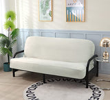 OctoRose Full Size 54x75x8 inch 3 Side Zipper Classic Soft Micro Suede Futon Cover Sofa Daybed Mattress Slipcover (Khaki, Full Size) OctoRose