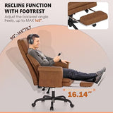 ELABEST C39 Cross Legged Office Chair with Footrest & Convertible Armrests-Pet-Friendly Criss Cross Home Desk Chair, Ergonomic Big and Tall Executive Chair with Lumbar Pillow ELABEST