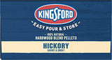 Kingsford 100% Natural Hickory Hardwood Blend Pellets - For All BBQ Grills & Smokers, 18 lbs Kingsford