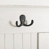 Crosley Furniture Seaside Hall Tree with Shoe Rack Bench and Coat Hooks for Hanging Storage, Distressed White Crosley Furniture