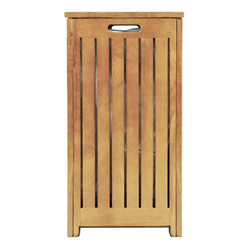 Oceanstar Spa-Style Bamboo Laundry Hamper - WoodArtSupply