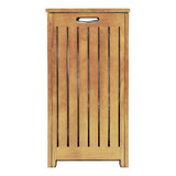 Oceanstar Spa-Style Bamboo Laundry Hamper Oceanstar