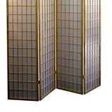 Transform Your Space with a 70" Tall 4-Panel Japanese Style Room Divider - Beautiful Natural Wood Finish! Zjjseloru