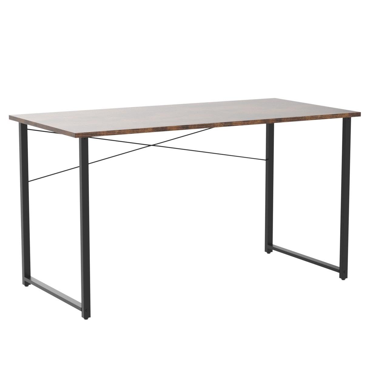 Coleshome 48 Inch Computer Desk, Modern Simple Style Desk for Home Office, Study Student Writing Desk, Vintage - WoodArtSupply