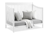 Delta Children Brooks 6-in-1 Convertible Crib - Greenguard Gold Certified, Bianca White Delta Children