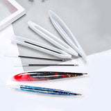 3Pcs Pen Resin Mold, Epoxy Resin Molds with 45Pcs Ink Pen Refills,Ballpoint Pen Silicone Molds Resin Casting Molds for DIY Crafts Making and Student Gift