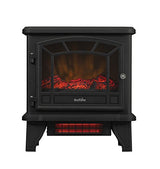 duraflame® Infrared Quartz Electric Fireplace Stove Heater, Black Duraflame