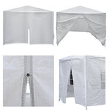Smartxchoices 10' x 30' Outdoor White Waterproof Gazebo Canopy Tent with Removable Sidewalls and Windows Tent for Party Wedding Events Beach BBQ Smartxchoices