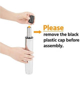 Yaheetech Adjustable Task Chair PU Leather Low Back Ribbed Armless Swivel White Desk Chair Office Chair Wheels Yaheetech