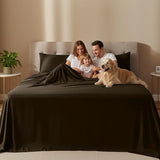 Utopia Bedding Twin Bed Sheets Set - 3 Piece Bedding - Brushed Microfiber - Shrinkage and Fade Resistant - Easy Care (Twin, Brown) Utopia Bedding