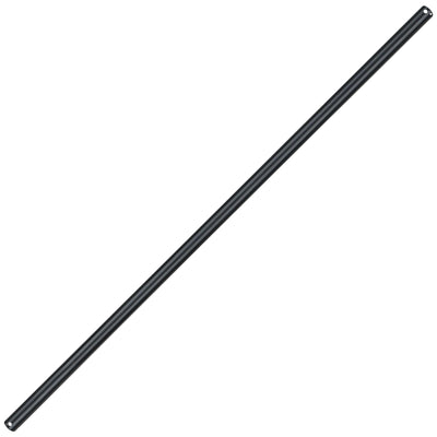 48 inch Ceiling Fan Downrod , 4 FT Black Downrod for Ceiling Fan, 1 inch Outside Diameter, Ceiling Fan Extension Downrod, Ceiling Fan Boom Suitable for a Wide Range of Fans (Black, Not Threaded)
