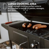 Gas One Charcoal Grill – 24-inch BBQ Charcoal Grill – Charcoal Smoker with Multiple Tier Heat Control – Outdoor Grill for Camping, Picnic, Patio, Backyard Barbecue, Outdoor Cooking Gas One