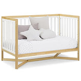 Delta Children Tribeca 4-in-1 Baby Convertible Crib, Bianca White/Natural Delta Children