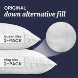Beckham Hotel Collection Bed Pillows King Size Set of 2 - Down Alternative Pillow for Back, Stomach or Side Sleepers Beckham Hotel Collection