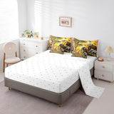Erosebridal African Safari Animal Comforter Set Queen Size 7 Piece,Elephant Giraffe Bedding Set with Sheet Set,Zebra Cheetah Rhinoceros Bed in A Bag with Throw Pillow Covers,Reversible Erosebridal