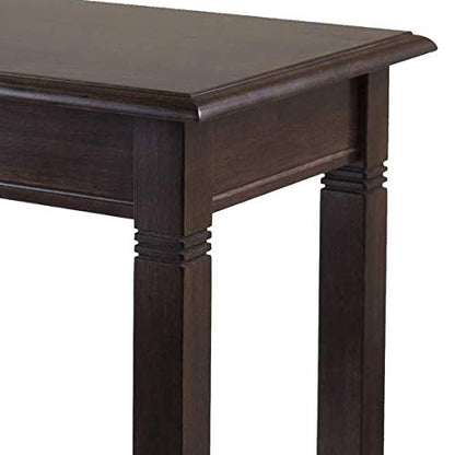 Winsome Nolan 30 x 40 x 15.98-Inch Composite Wood Console Table With Drawer, Cappuccino (40640) - WoodArtSupply