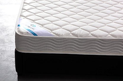 HomeLife 6 Inch Twin Mattress - Medium Firm Innerspring Support with Tight Top - Memory Foam & Polyester Cover – Lightweight - Easy Setup - Twin Mattress in a Box - White